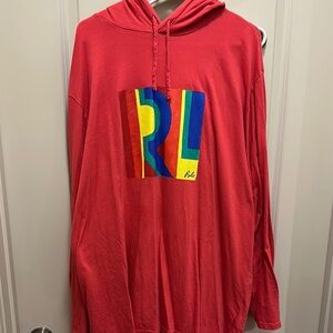 Ralph Lauren Red and Blue Long Sleeve Tee
